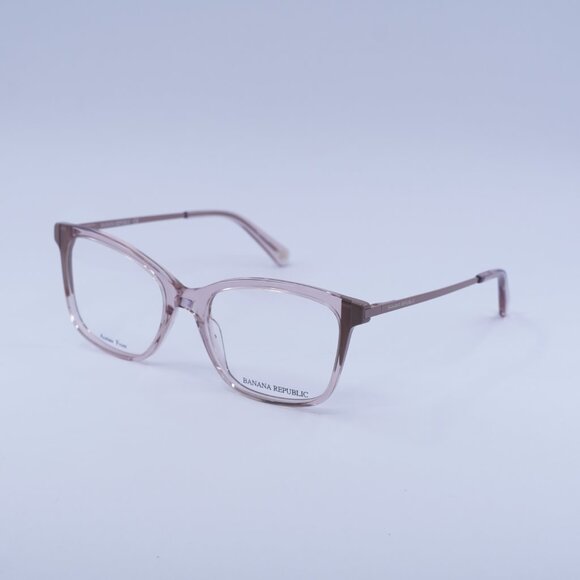 Banana Republic BR209 0WJG 00 Eyeglasses Salmon/Beige 52mm Square Frame - Picture 4 of 9